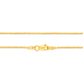 22K Gold Cable Chain - 18"